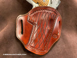 GIBSON 1911 4"-4.25" LEATHER HOLSTER CROSSCUT SALTILLO RH OWB IN STOCK
